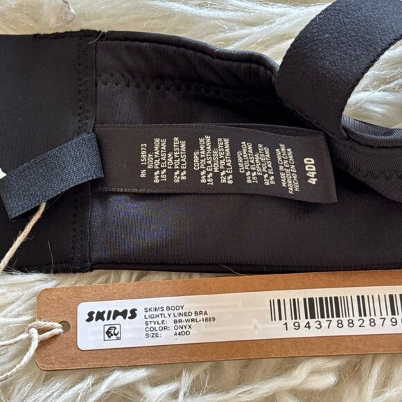 Skims Wireless Form T-shirt Bra Onyx Size 44DD - Picture 11 of 11